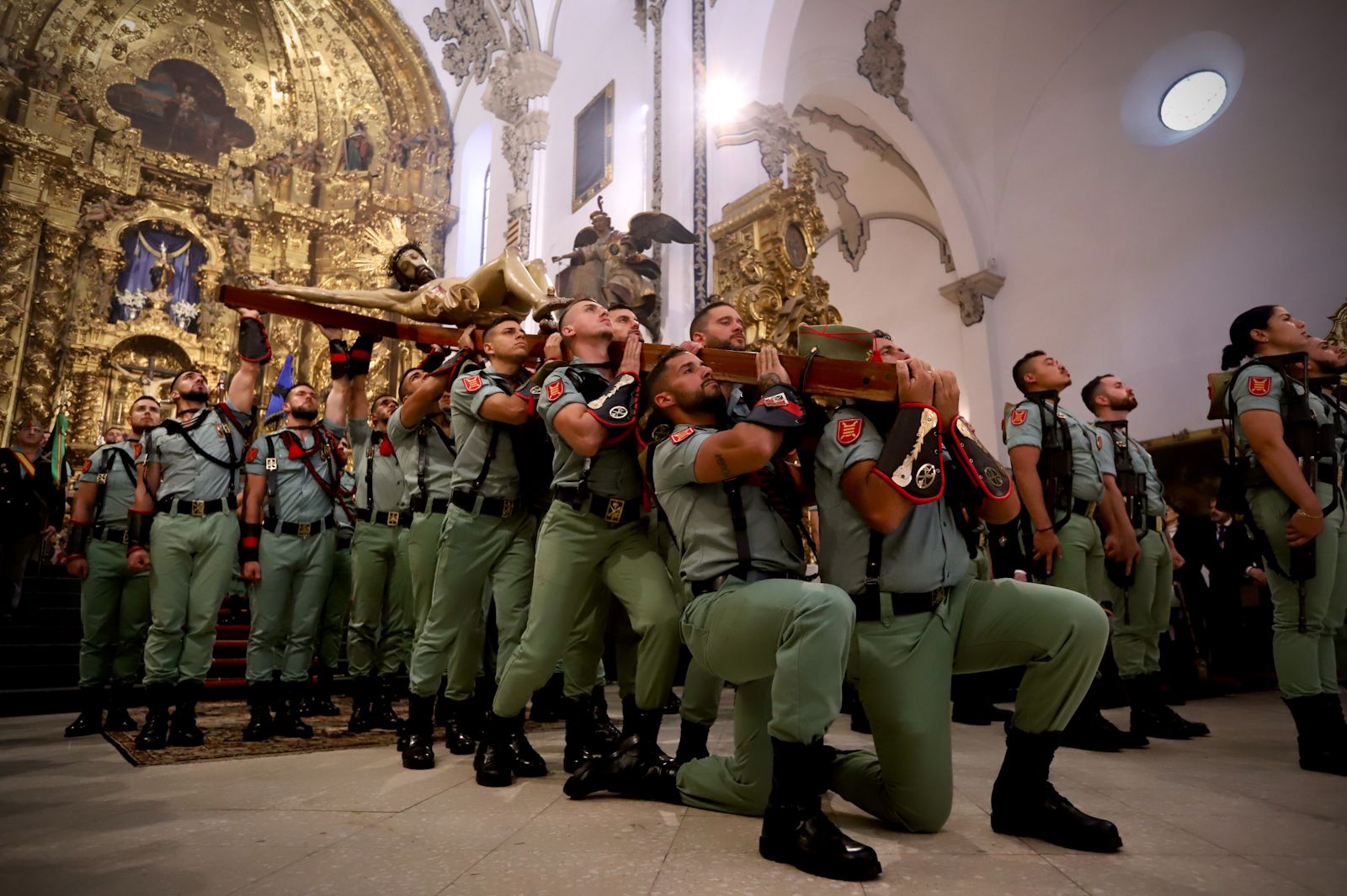 La lluvia deja sin Vía Crucis con la Legión a la Caridad