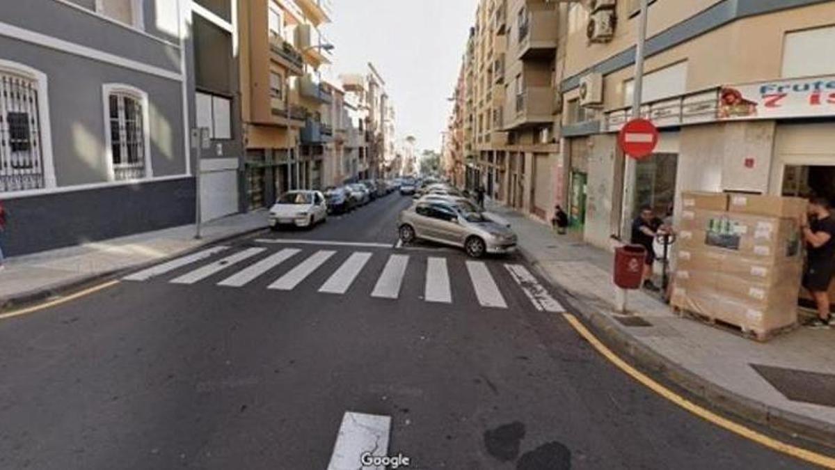 Calle Pérez de Rozas.