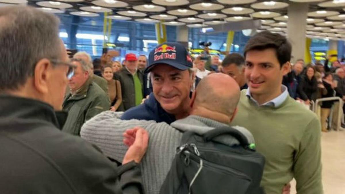 Así fue la llegada de Carlos Sainz a España