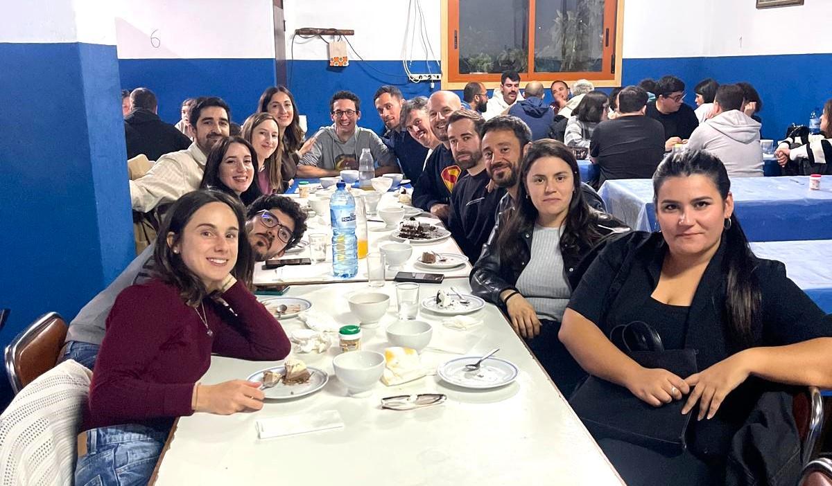 Celebración del cumpleaños de Jony, en Redondela.