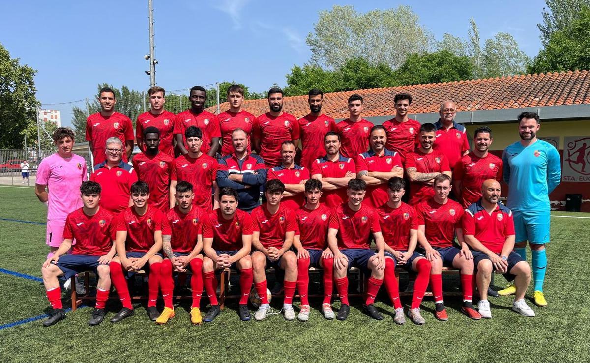 La foto d’equip del Can Gibert de la temporada 2024-25.