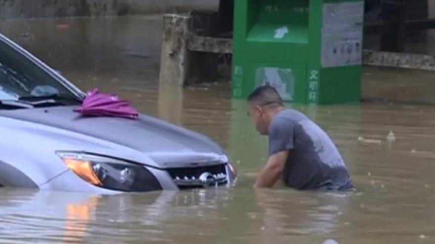 Las inundaciones en China obligan a desplazar a 311.000 personas