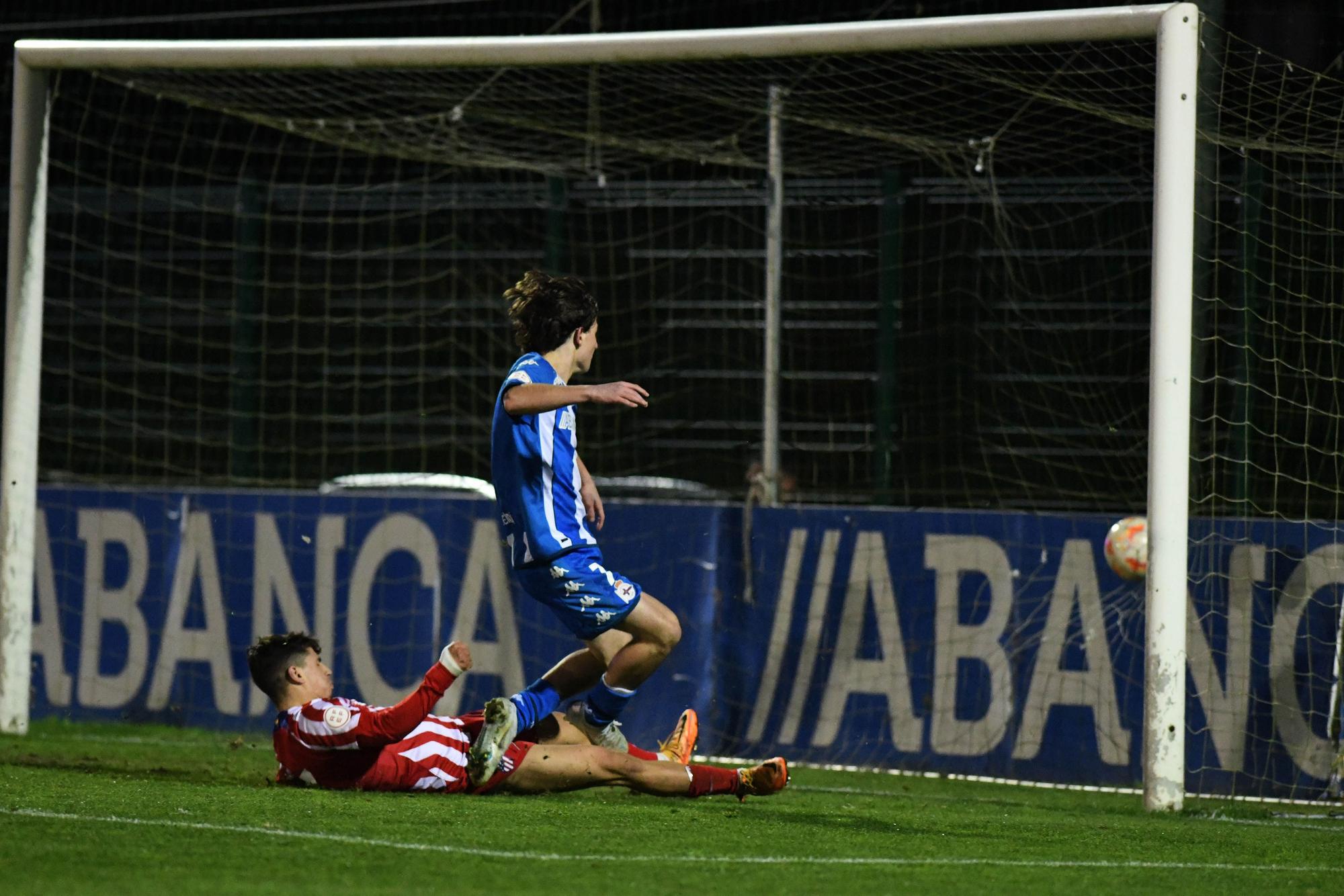 El Dépor juvenil asombra en la Copa del Rey remontando dos goles al Atlético