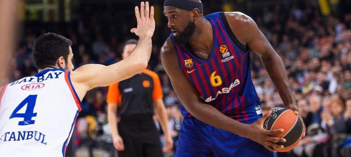 El ala-pívot Chris Singleton, en un partido del Barça Lassa.