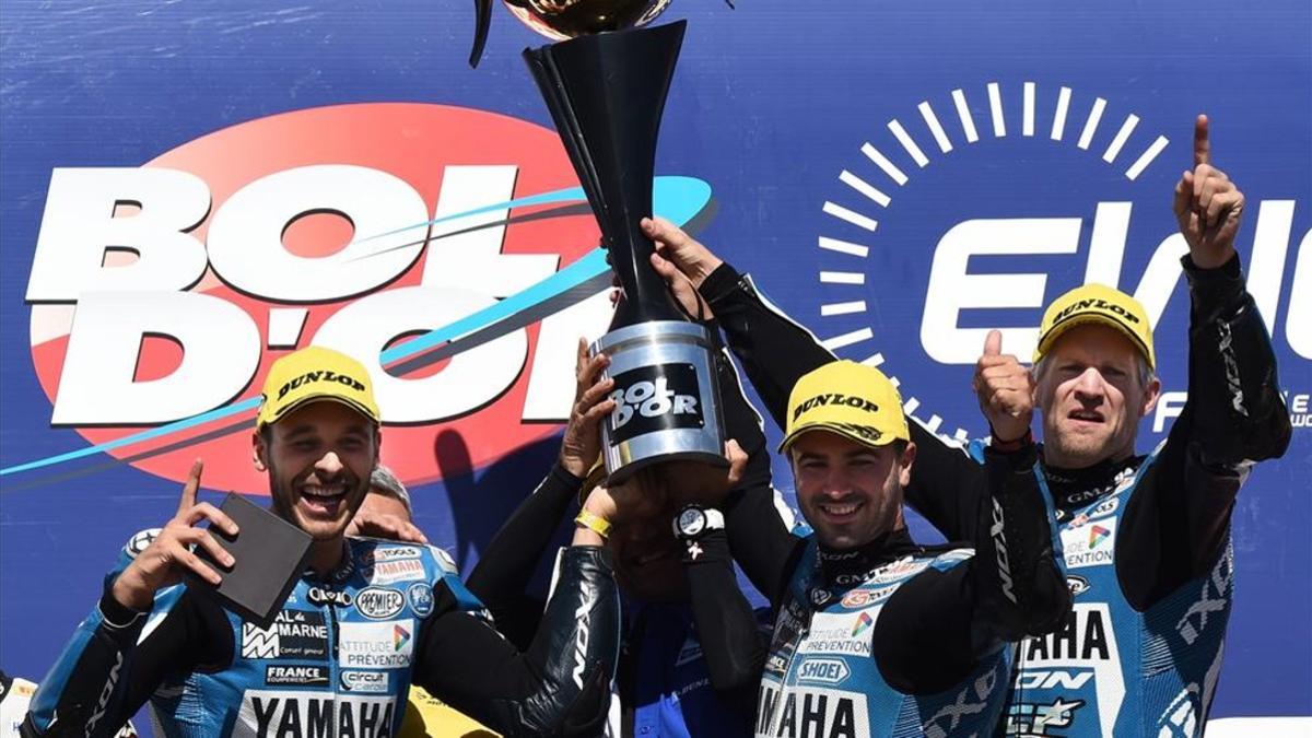 Canepa, Di Meglio y David Checa, en el podio de Paul Ricard