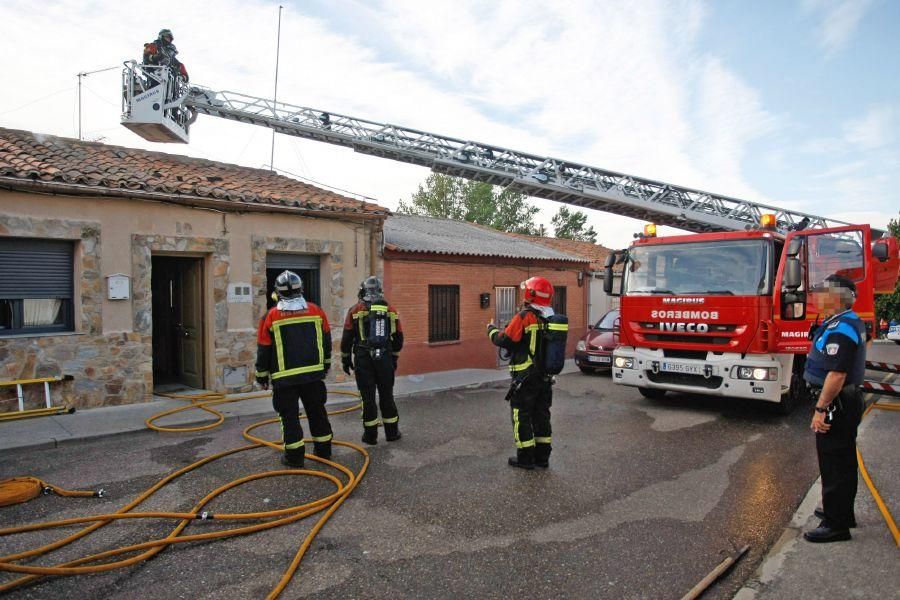 Incendio en el Espíritu Santo (Zamora)