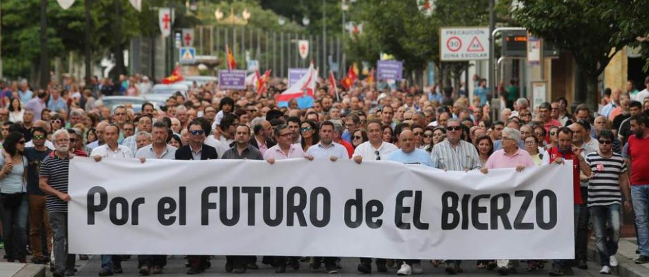 La manifestación de Ponferrada.