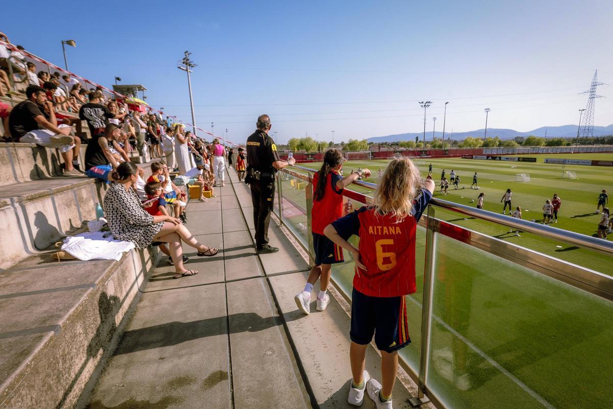 La Selección Española despierta pasiones en Son Bibiloni La Selección Española despierta pasiones en Son Bibiloni
