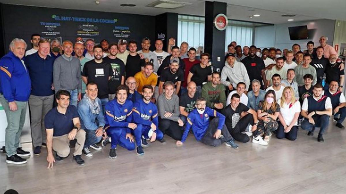 Así ha sido la llegada de los jugadores del Barça para la despedida de la temporada