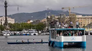 El nuevo bus náutico revoluciona la manera de desplazarse por el puerto de Barcelona