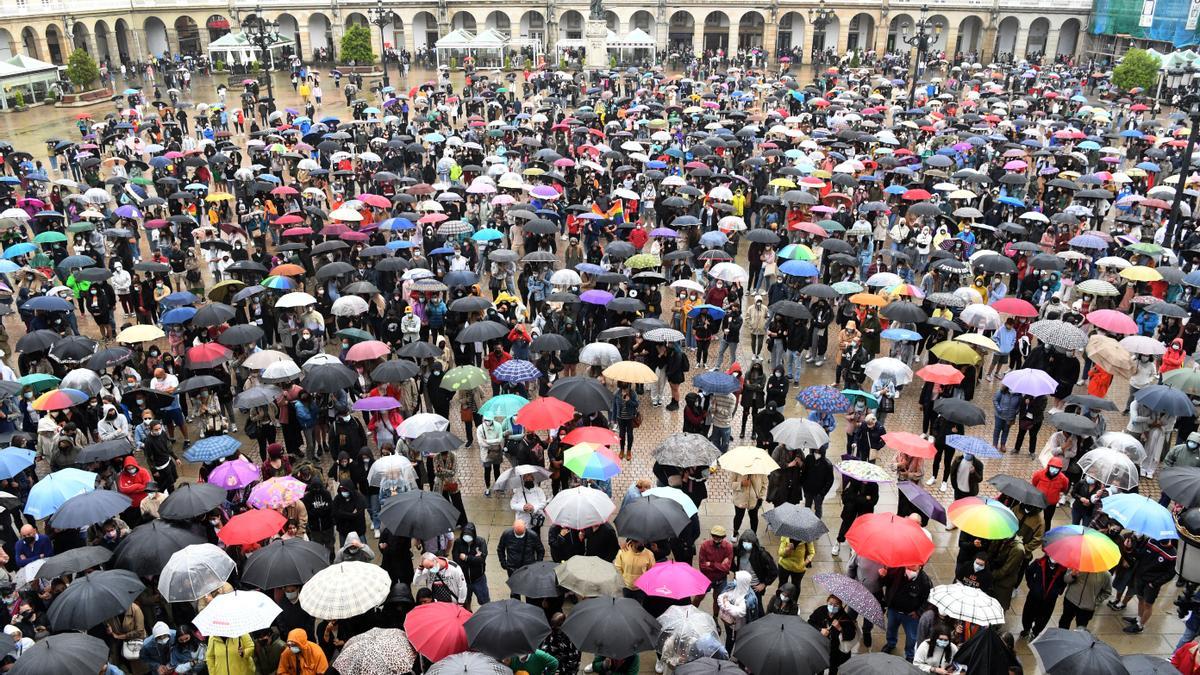 Concentración en A Coruña