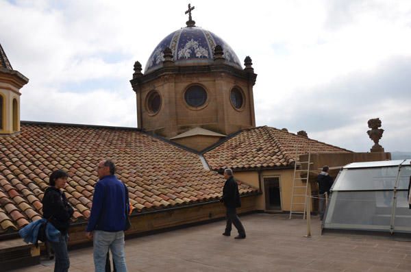 Visita a la teulada de la Catedral de Solsona