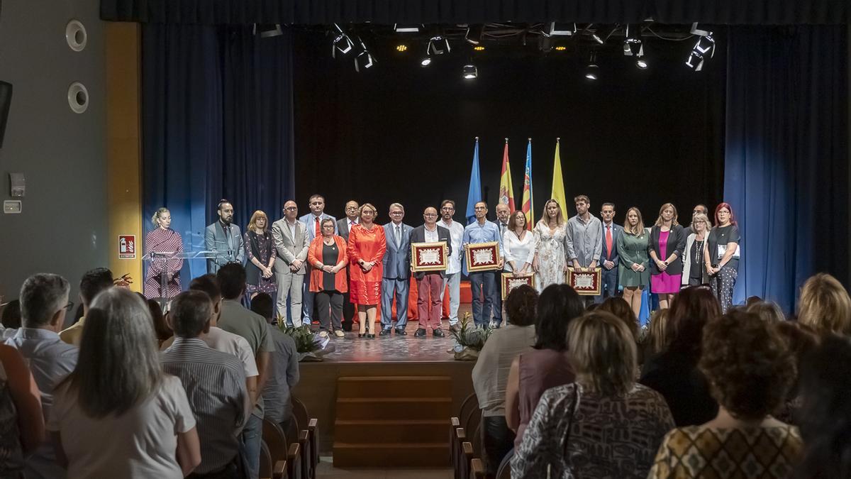 Entrega de medallas en Benetússer