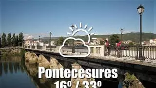 El tiempo en Pontecesures: previsión meteorológica para hoy, martes 11 de agosto