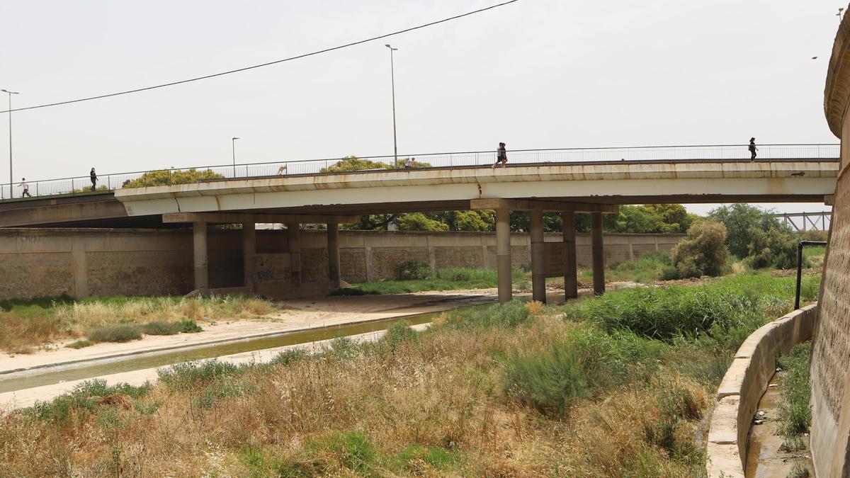 Estado actual del 'Puente Nuevo' de Lorca.
