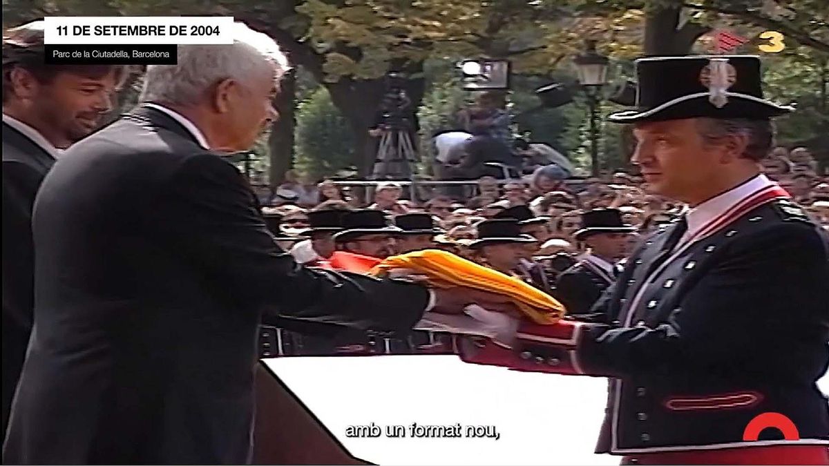 Rull se inspira en Maragall y recupera la izada de una gran 'senyera' en el Parlament por la Diada