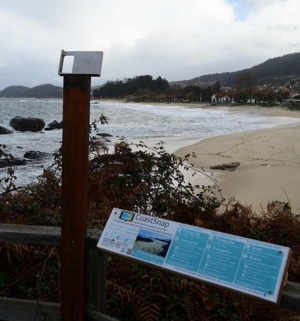La Universidad controlará los cambios en el litoral de Agrelo a través de la red CoastSnap