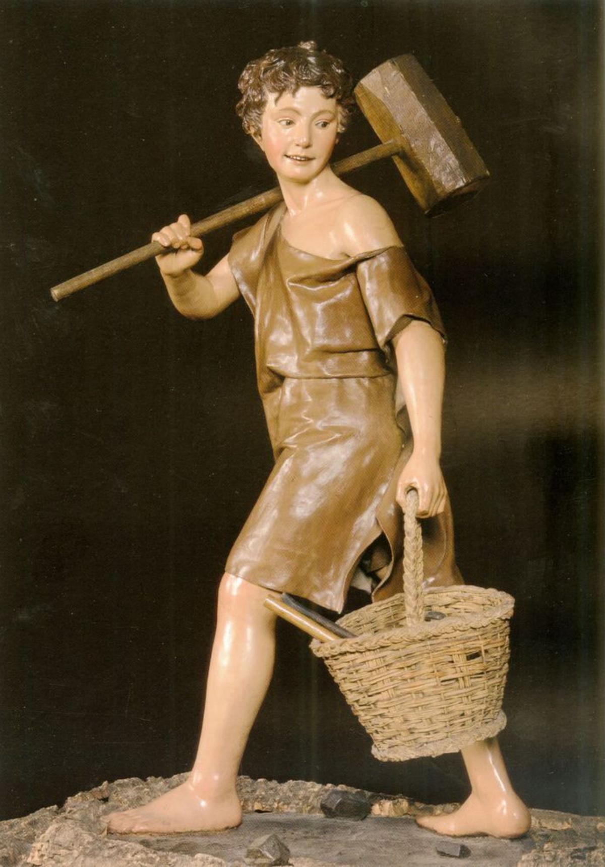Niño de los clavos, figura de La Caída. | «RAMÓN ÁLVAREZ» JPSS