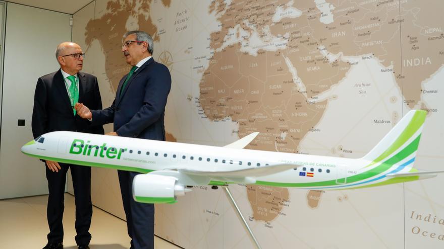 Binter planea conectar Canarias con las &quot;grandes capitales&quot; antes de la fusión Iberia-Air Europa