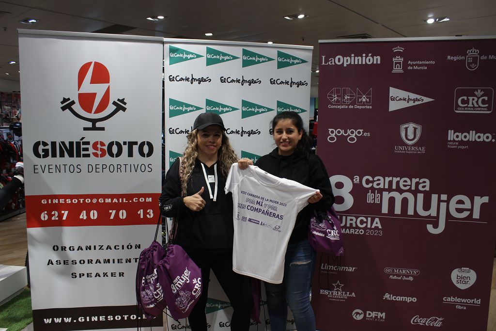 Entrega de dorsales de la Carrera de la Mujer 2023 (viernes por la mañana)