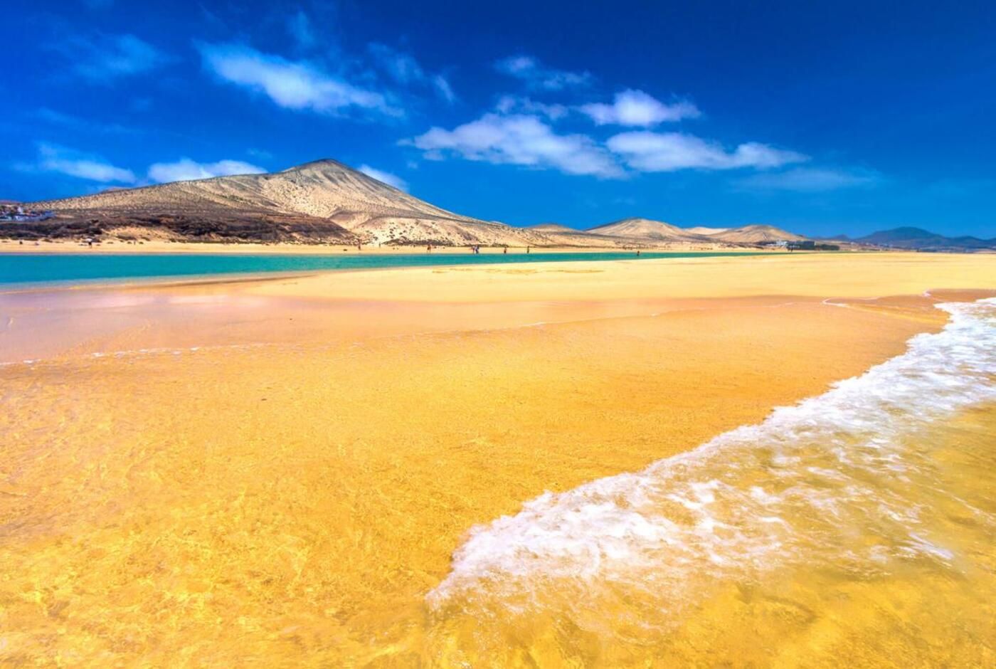 Playa de Sotavento, en la isla de Fuerteventura.