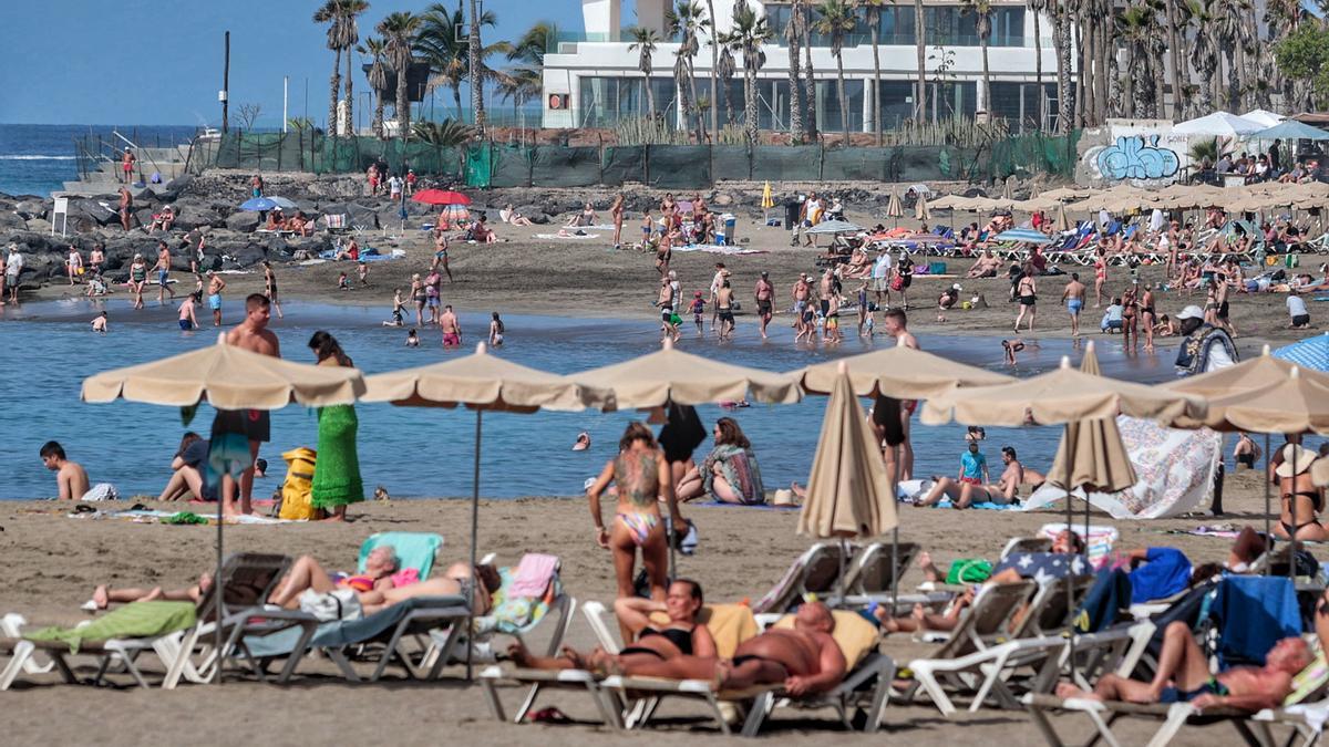 Playa de las Vistas, en Arona