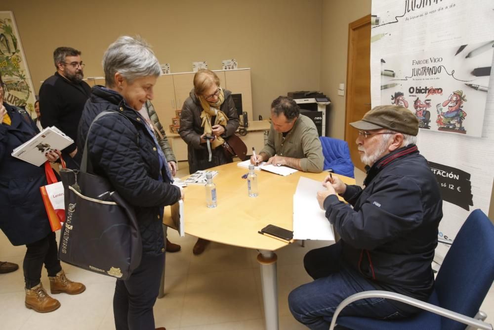 Firma de libros de Davila y Gogue en Vigo