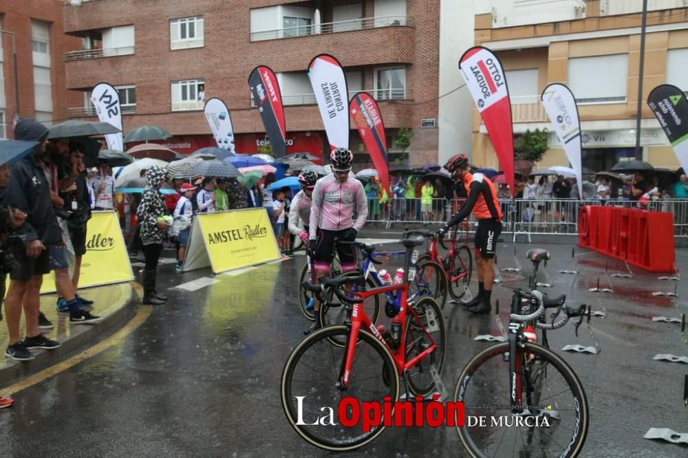 Salida de la Vuelta Ciclista a España desde Lorca