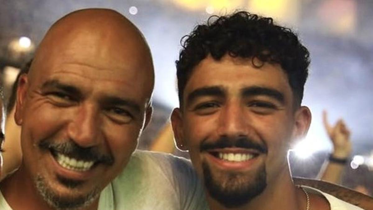 El excéltico Haim Revivo con su hijo Roy, que acaba de fichar por el Elche.