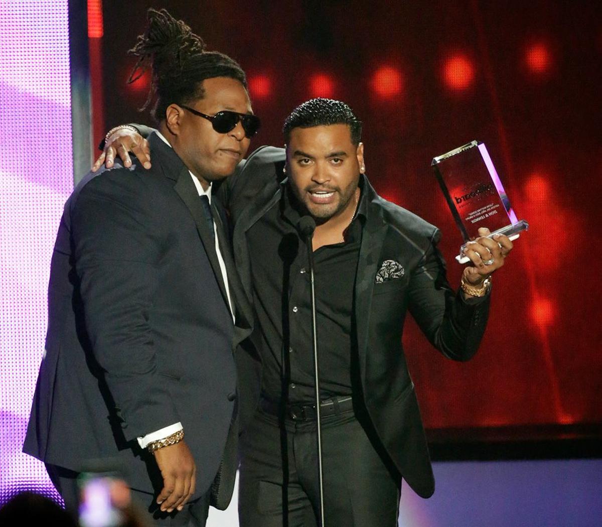 Zion y Lennox en la gala de los premios Billboard latinos