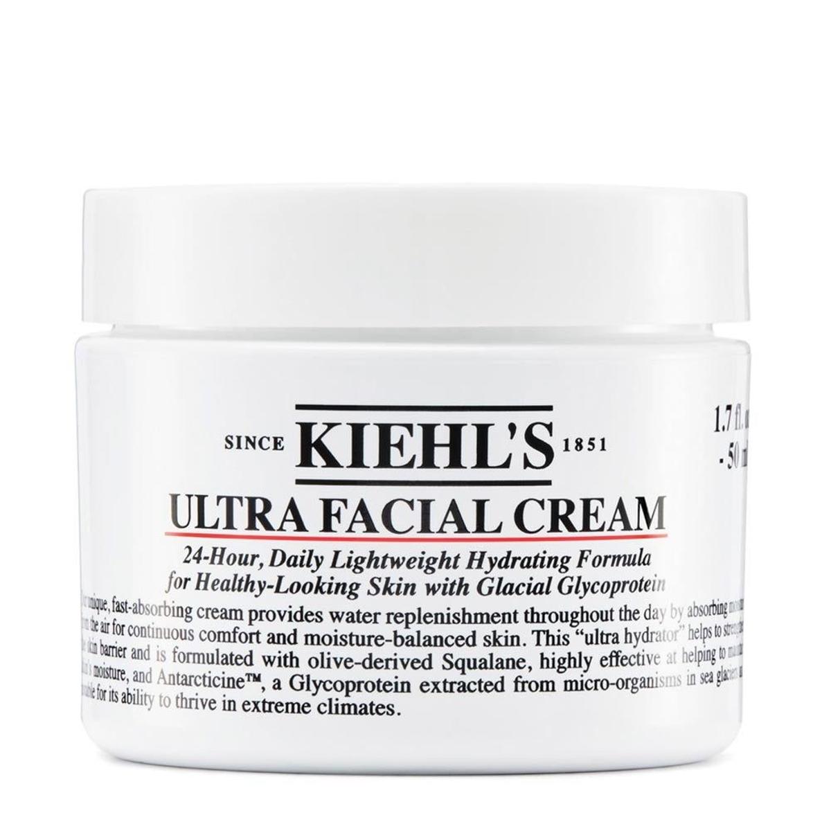 Ultra Facial Cream de Kiehl's. (Precio: 27 euros / 50 ml)