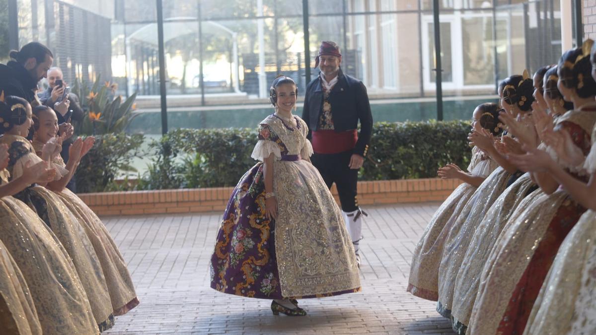 El espolín de Paula Nieto, Fallera Mayor Infantil de València