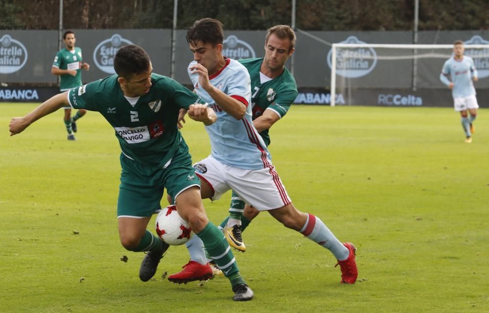 Celta B y coruxo firman tablas en Barreiro que permiten a ambos conjuntos frenar su mala racha.