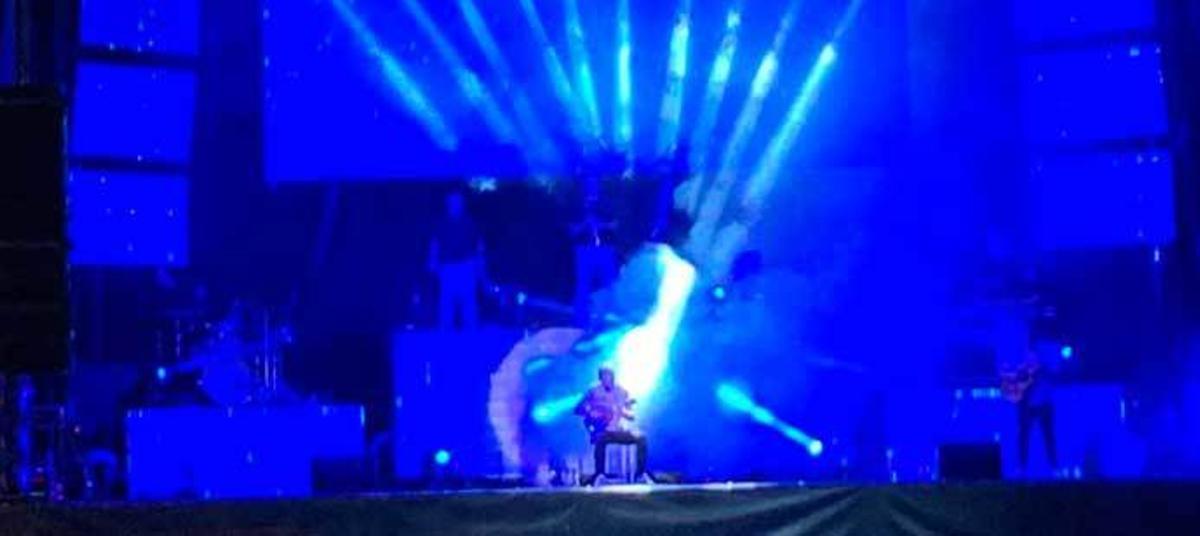 Así fue la primera verbena poscovid-19, cuyo concierto piloto se celebró en Sanxenxo