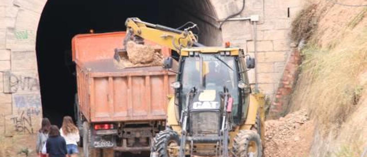 Alcoy pone en marcha un plan para evitar los derrumbes en la vía verde