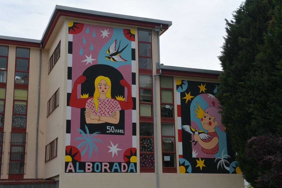 Nuevo mural del CEIP Alborada por su 50 aniversario