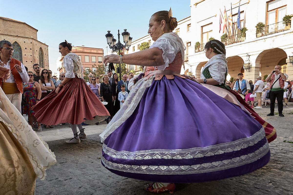 La fiesta del Coprus Cristi celebrada en las calles del centro histórico de Gandia