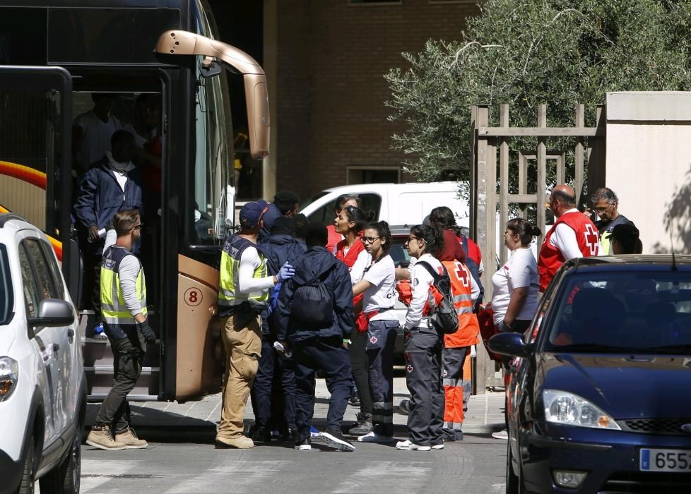 Llega a Alicante un grupo de menores del 'Aquarius'