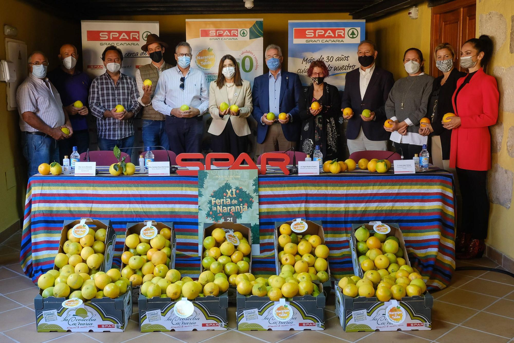 Spar venderá en sus tiendas de Gran Canaria naranjas del municipio de Telde