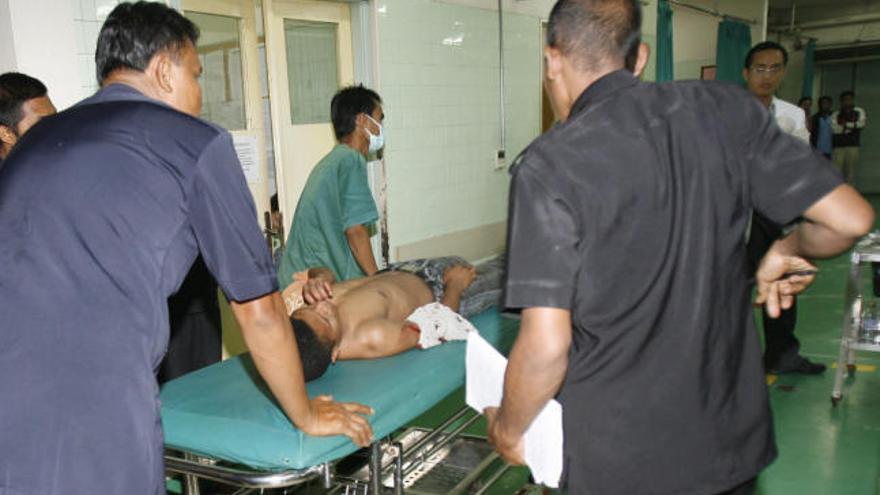 Heridos en el terremoto registrado en la isla de Bali
