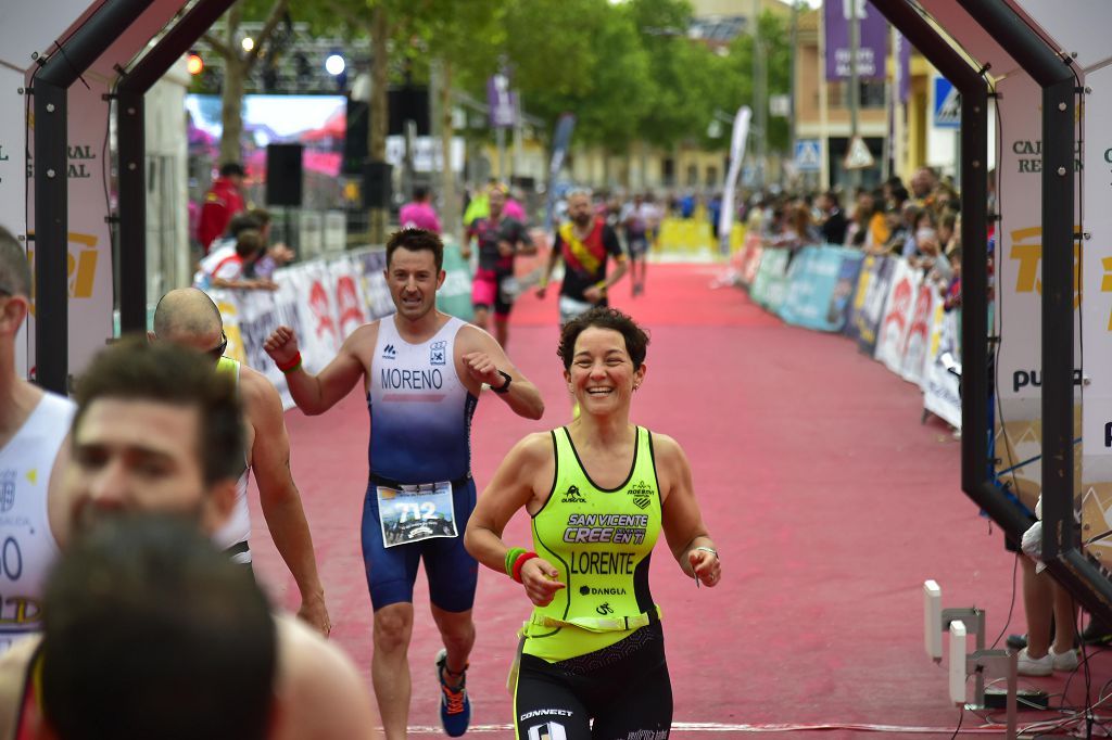 Llegada del triatlón de Fuente Álamo (I)