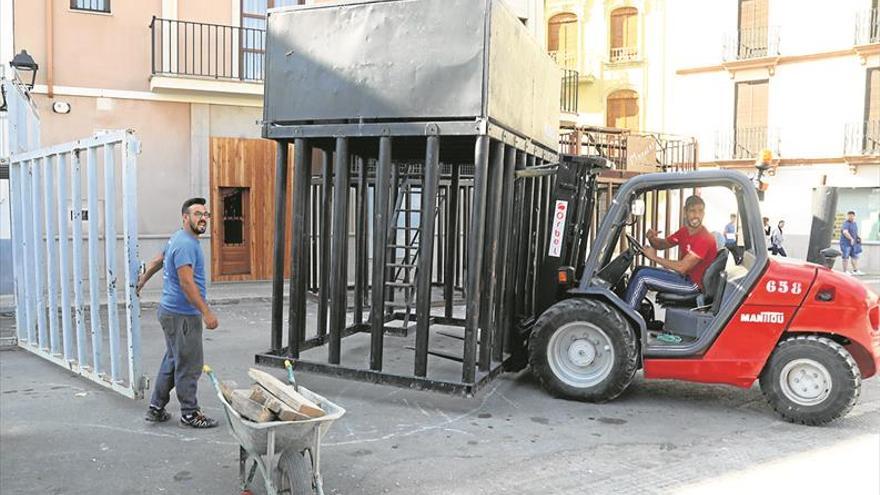 Los cadafals quitarán la escalera si no hay toros para evitar caídas