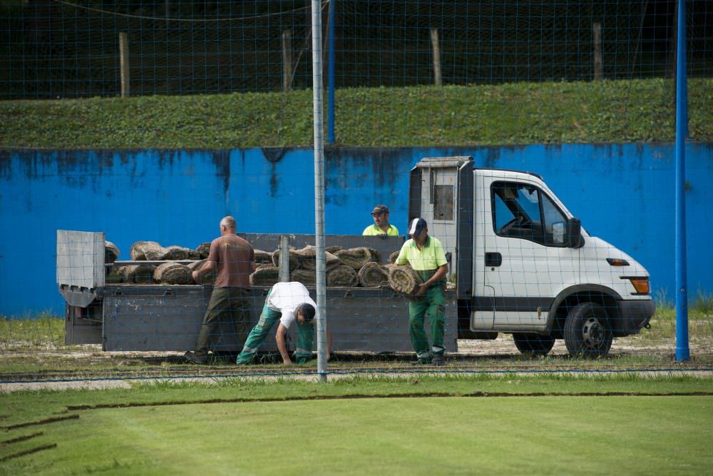 Entrenamiento del Real Oviedo