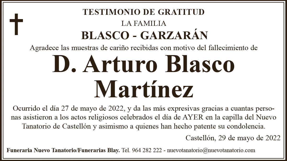 D. Arturo Blasco Martínez