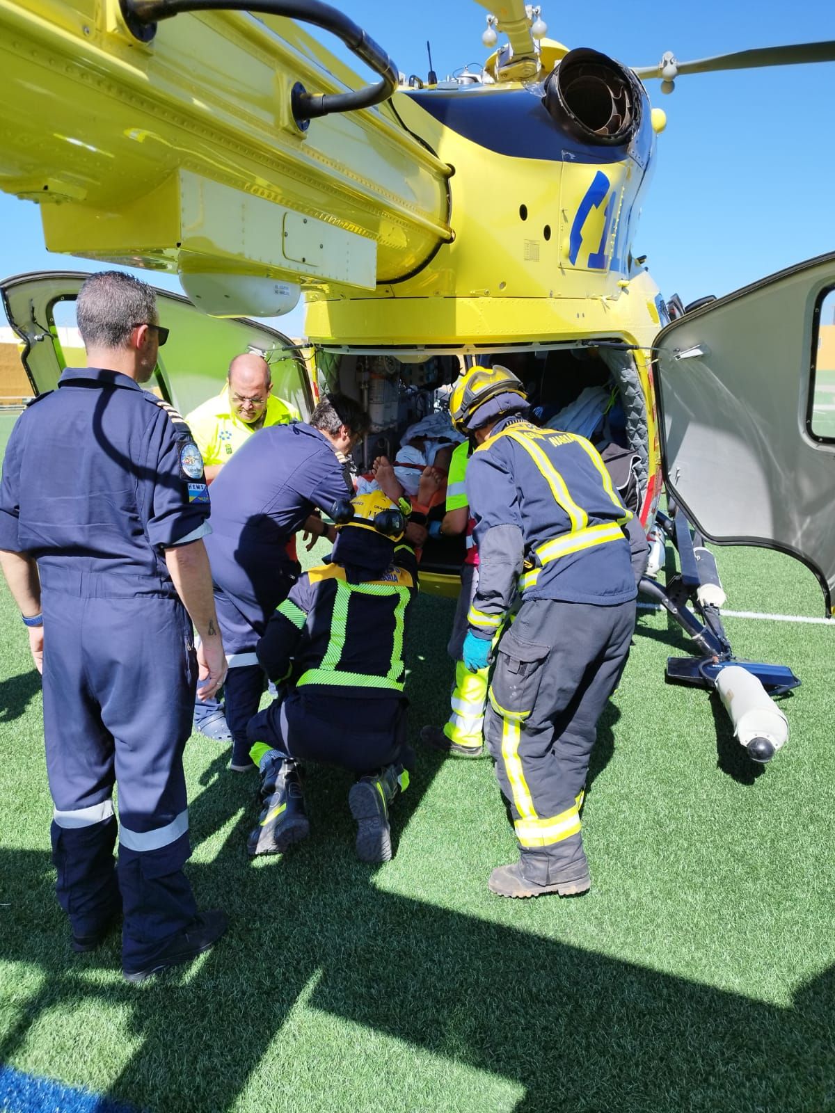 Accidente de moto en Gran Canaria (18/11/23)