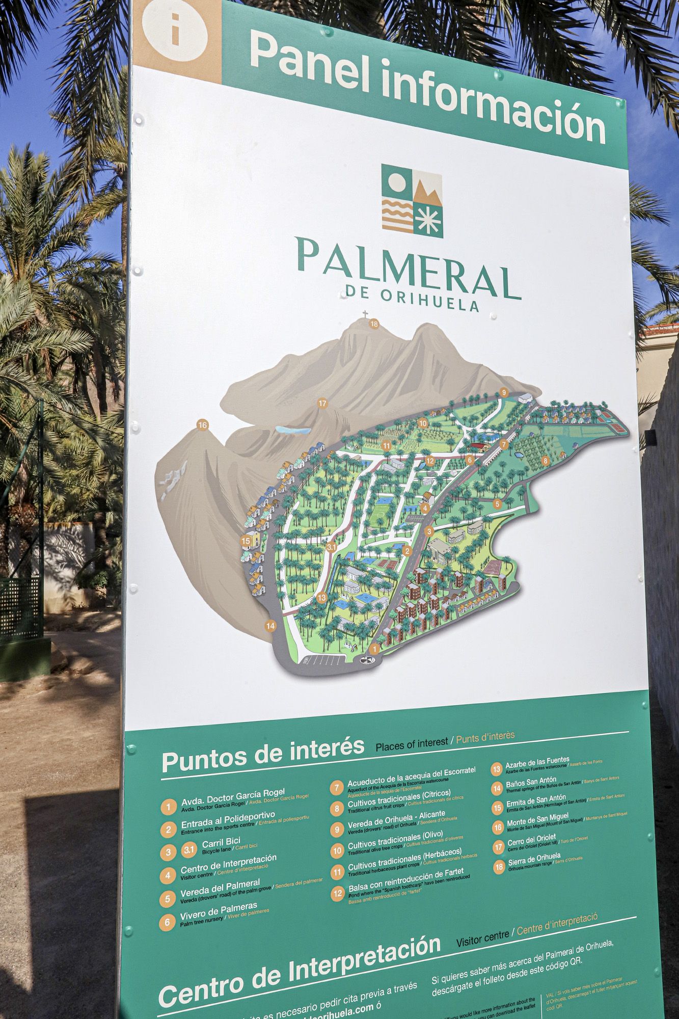 Orihuela da la bienvenida al centro de interpretación del Palmeral