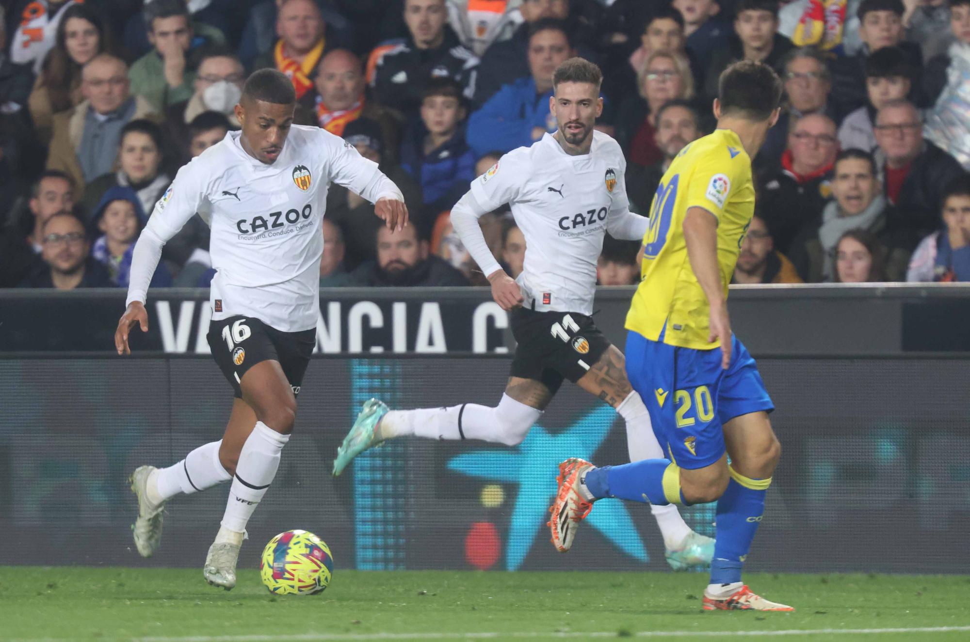 Valencia - Cádiz en imágenes