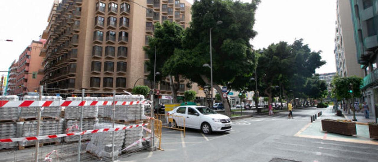 Imagen del tramo de Mesa y López entre la calle Galicia y la plaza de España que será peatonalizado.
