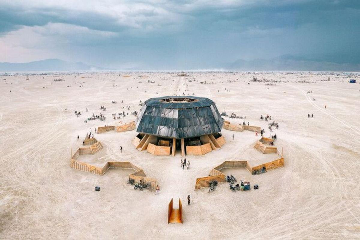 El templo del Burning Man.