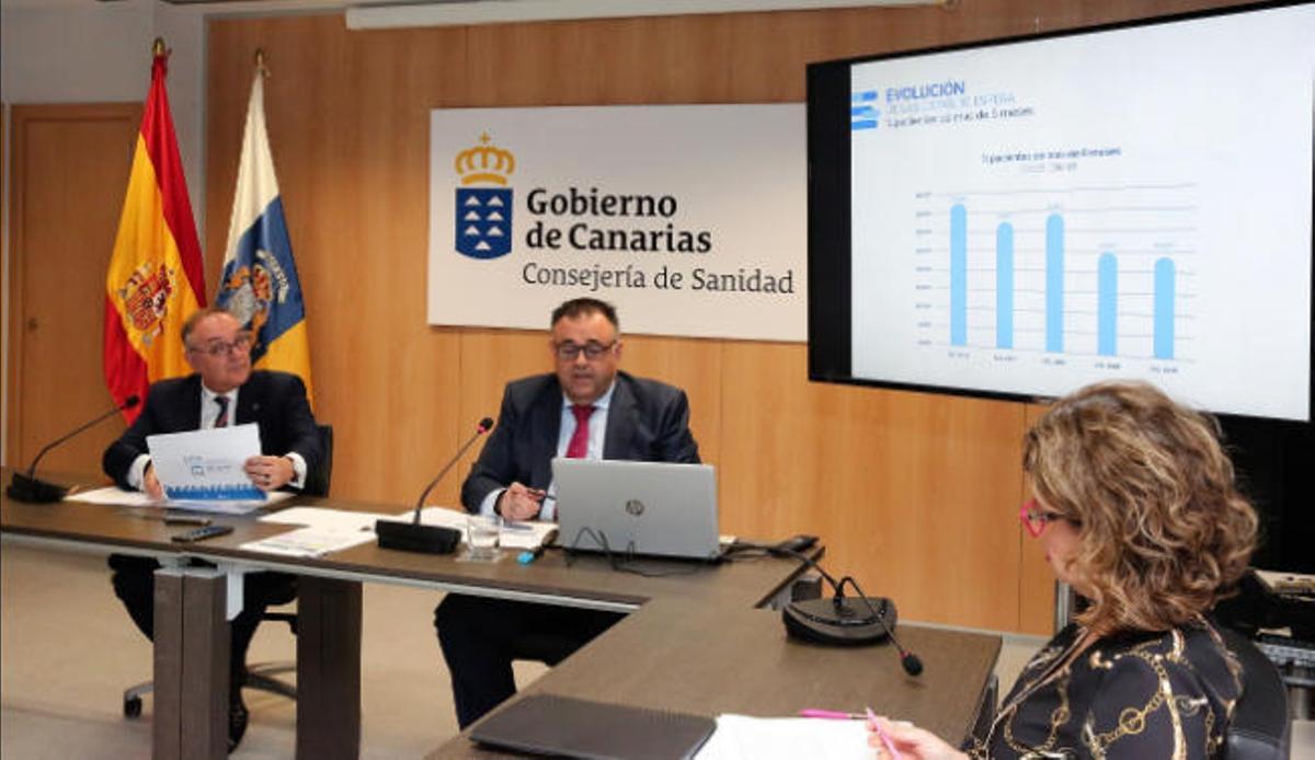 Desde la izquierda, José Manuel Baltar, Conrado Domínguez y Elizabeth Hernández, este miércoles.